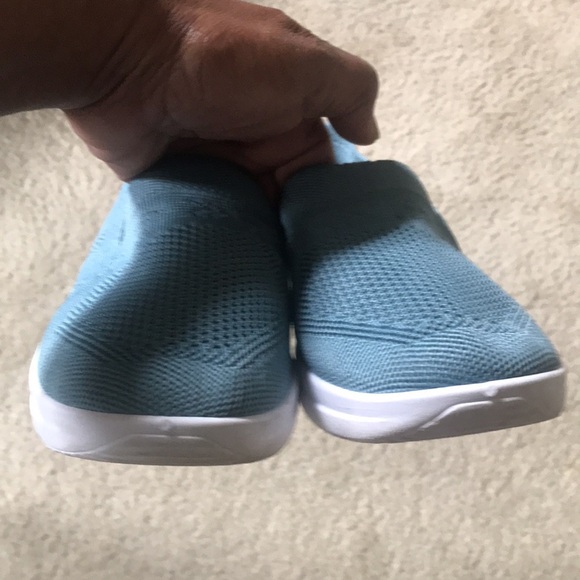 Women's Blue Step In Sock Style Comfort Shoes with Breathable Design-Size 40 - Picture 10 of 11